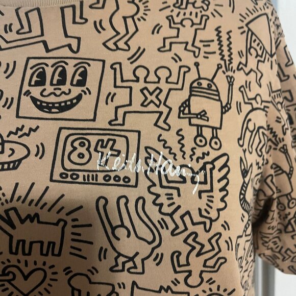 UNIQLO x KEITH HARING SPRZ NY All Over Print Size Medium - Picture 3 of 7